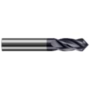 HARVEY TOOL Drill/End Mill - Helical Tip - 4 Flute, 0.2500" (1/4), Included Angle: 100 Degrees 826216-C6